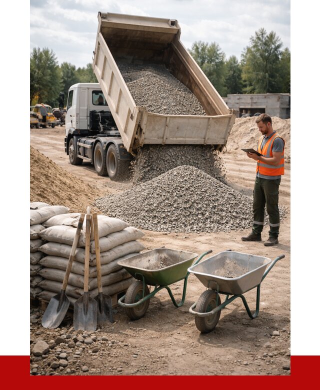Доставка нерудных материалов в Мелеузе от 1227 руб. | ПРОНЕРУДМлз