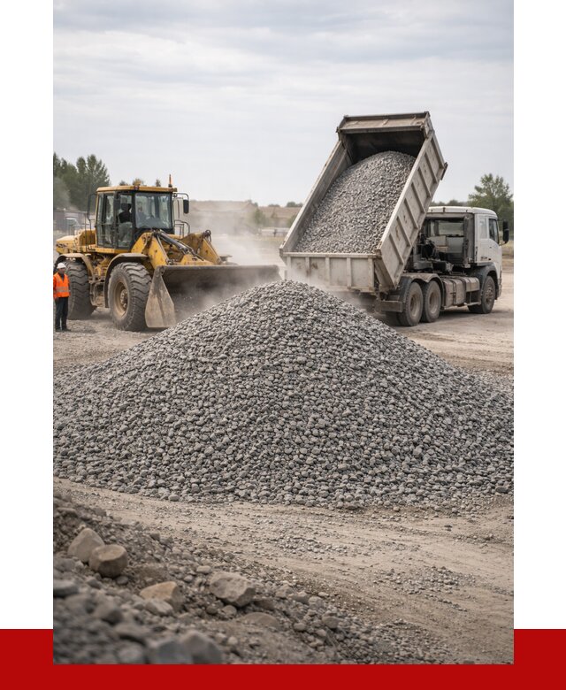 Купить щебень с доставкой в Мелеузе от 2557 руб. | ПРОНЕРУДМлз