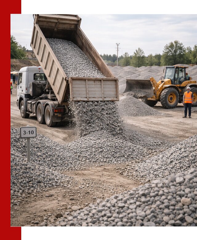 Гранитный щебень фракции 3–10: доставка и продажа в Мелеузе
