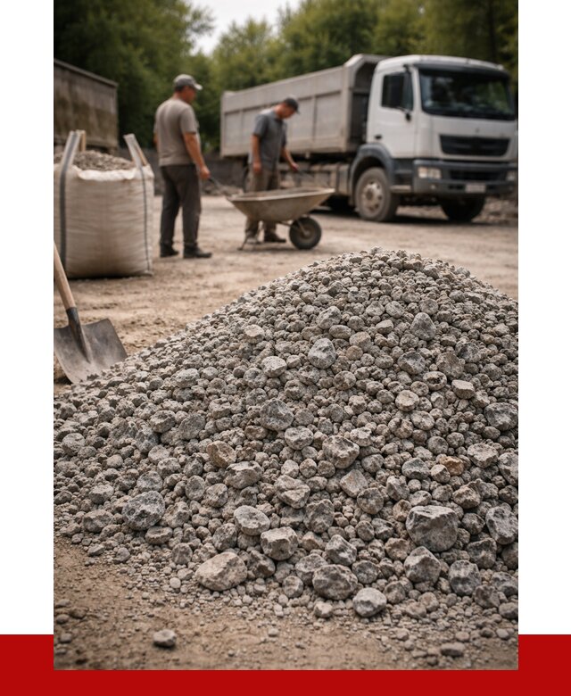 Гранитный щебень фракция 20-40 в Мелеузе от 3273 руб. ПРОНЕРУДМлз