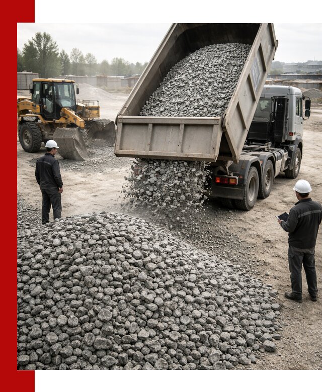 Доставка гранитного щебня фракции 20-40 в Мелеузе