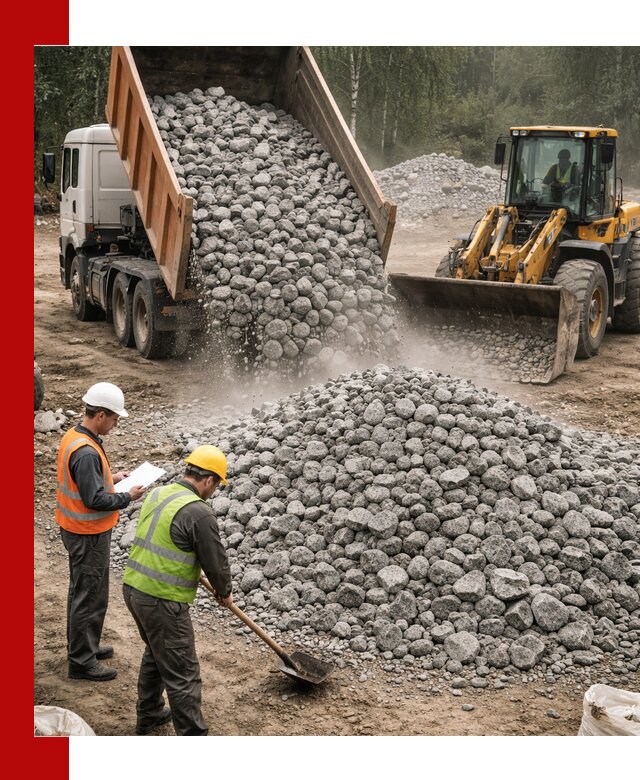 Гранитный щебень фракция 70-150 доставка в Мелеузе