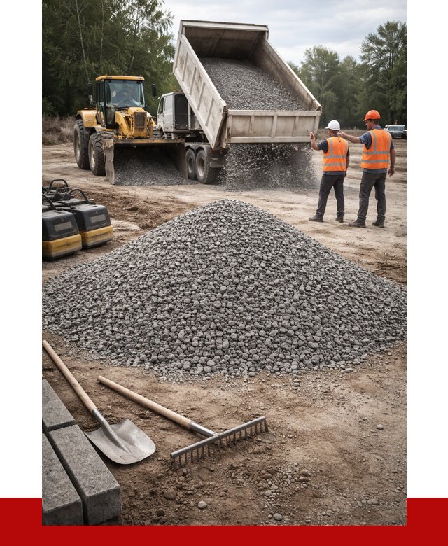 Гравийный щебень купить в Мелеузе от 2250 р. ПРОНЕРУДМлз