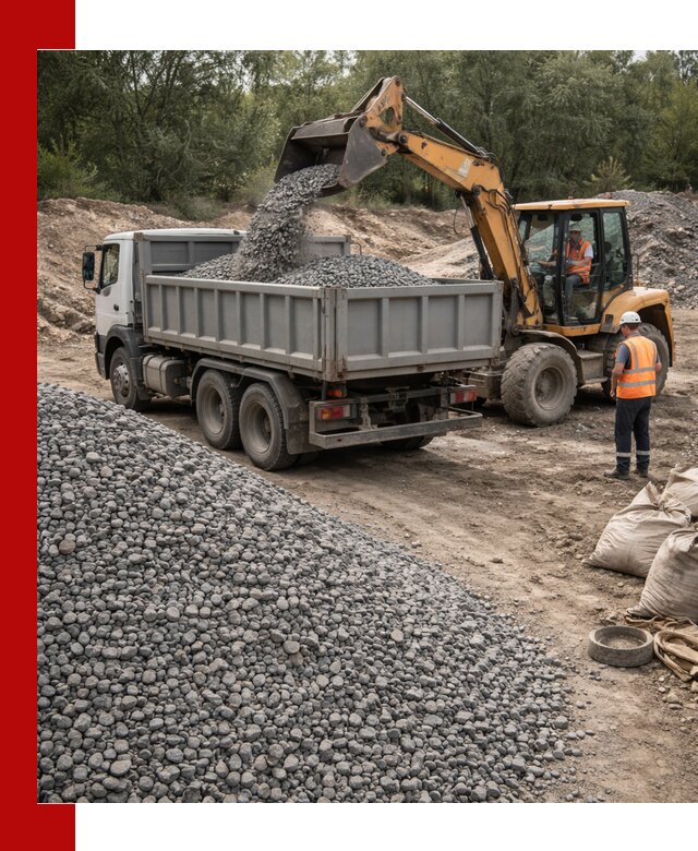 Доставка гравийного щебня в Мелеузе оптом и в розницу