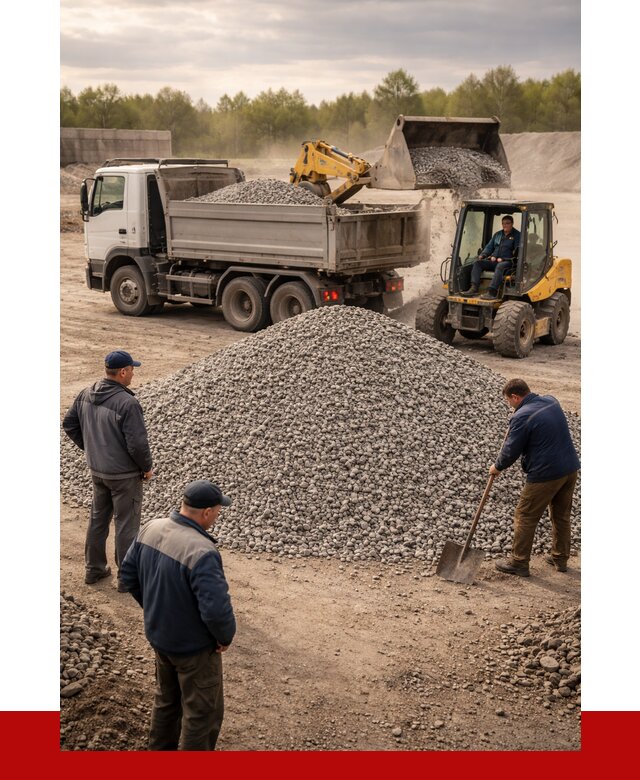 Гравийный щебень фракция 5-20 в Мелеузе от 2455 р. ПРОНЕРУДМлз