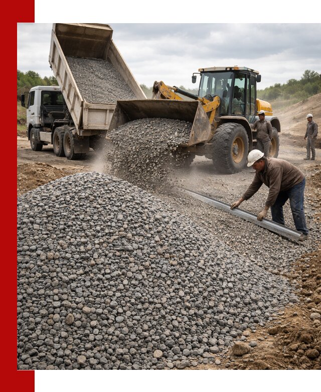 Гравийный щебень фракция 5-20 с доставкой в Мелеузе
