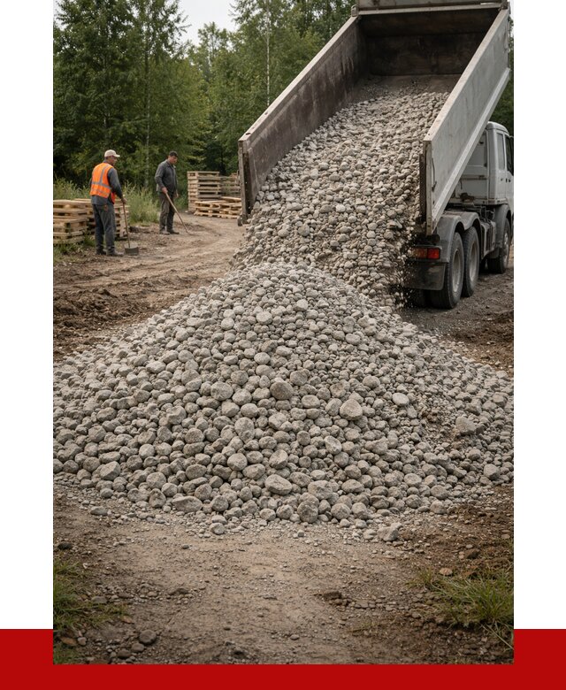 гравийный щебень фракция 70-120 в Мелеузе от 2506 р. ПРОНЕРУДМлз