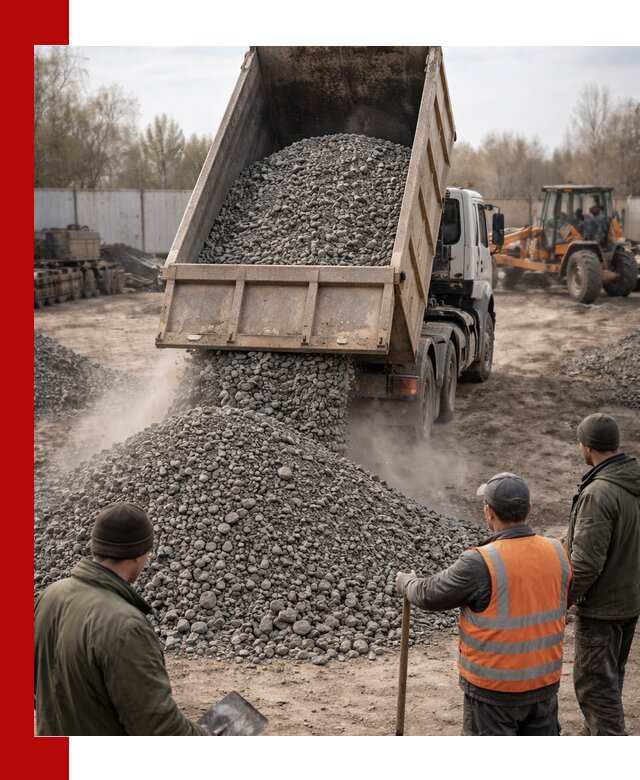Доставка шлакового щебня в удобные сроки по выгодной цене в Мелеузе