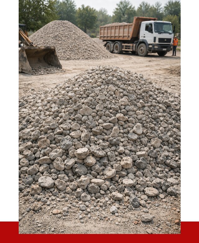 Вторичный щебень фракция 20-40 в Мелеузе от 2250 р ПРОНЕРУДМлз