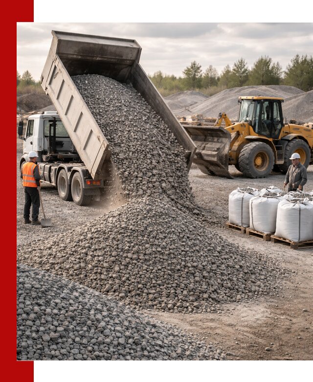 Бетонный щебень фракция 5–20 с доставкой в Мелеузе