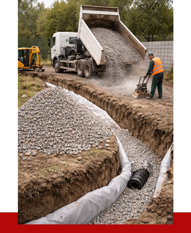 Щебень для дренажа в Мелеузе от 1892 р., ПРОНЕРУДМлз доставка