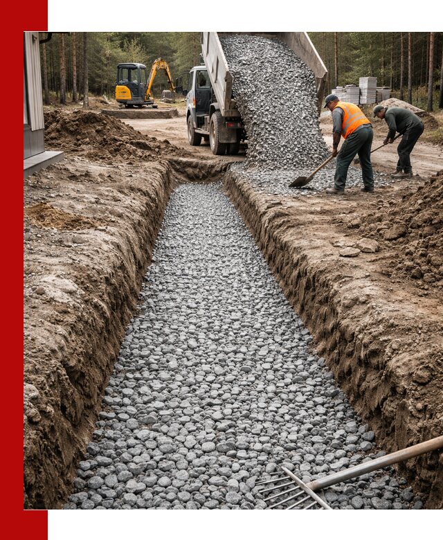 Щебень для дренажа с доставкой в Мелеузе высокого качества