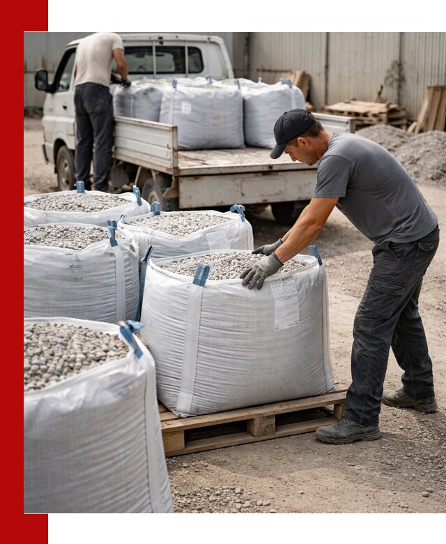 Доставка щебня в мешках по выгодным ценам в Мелеузе