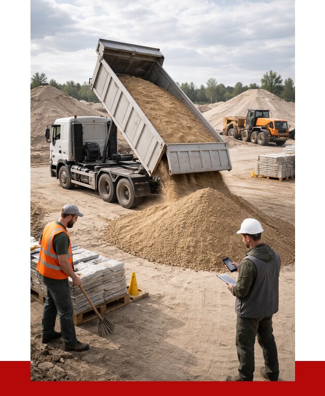 Карьерный песок с доставкой в Мелеузе от 3682 р. ПРОНЕРУДМлз