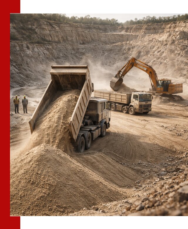 Карьерный песок навалом с доставкой в Мелеузе