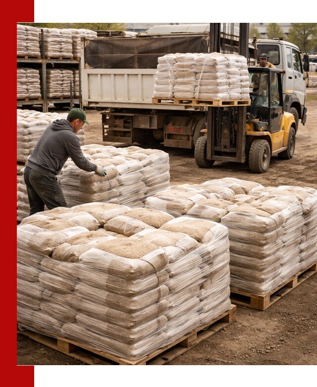 Карьерный песок в мешках с доставкой в Мелеузе