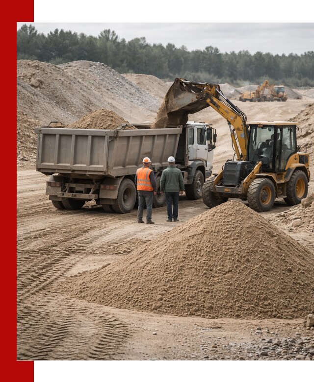 Карьерный среднезернистый песок с доставкой в Мелеузе