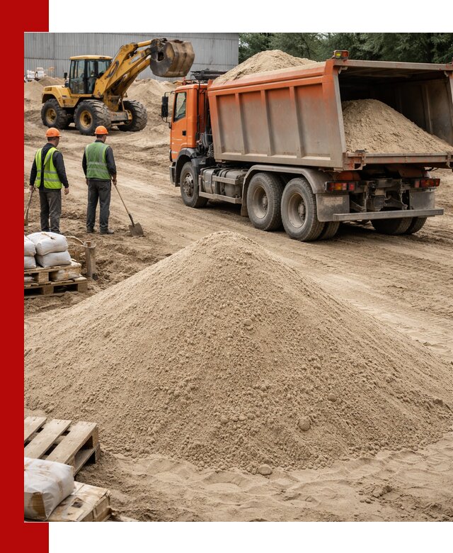Доставка и продажа мытого речного песка в Мелеузе