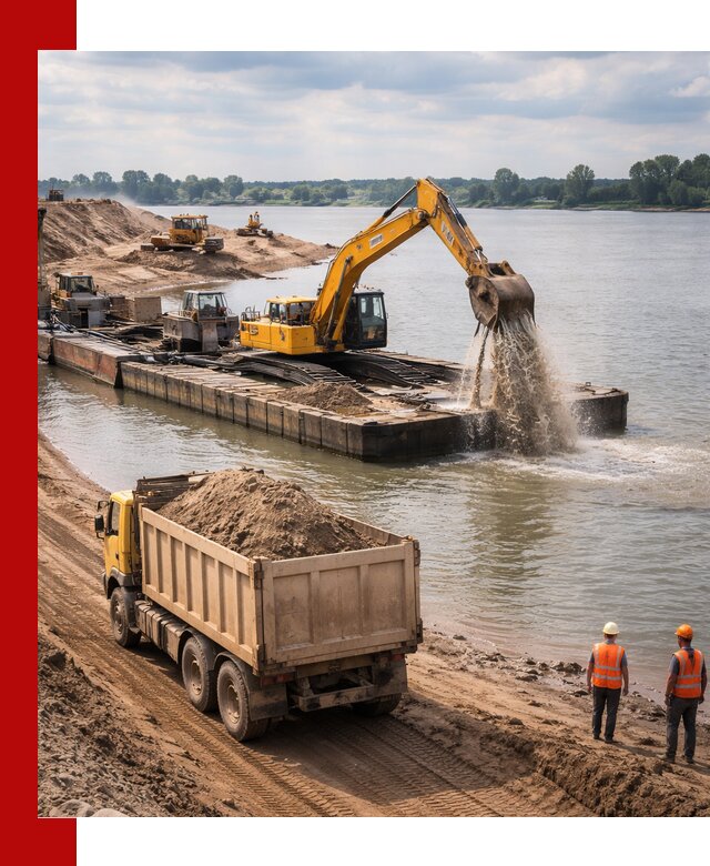 Намывной песок с доставкой в Мелеузе оптом и в розницу