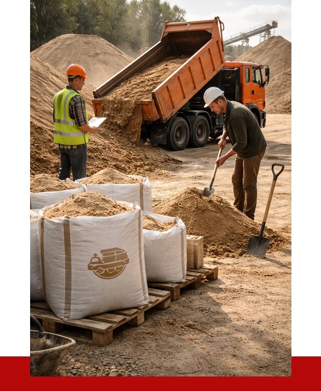 Строительный песок в Мелеузе от 2250 р. с доставкой, ПРОНЕРУДМлз