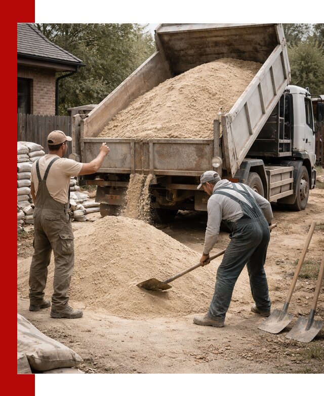 Песок для штукатурки с доставкой в Мелеузе качественный и чистый