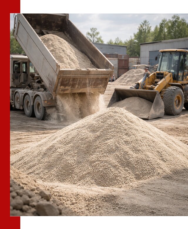 Кварцевый песок с доставкой в Мелеузе для строительных работ