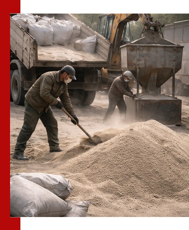 Кварцевый песок для пескоструя в Мелеузе — доставка и качество