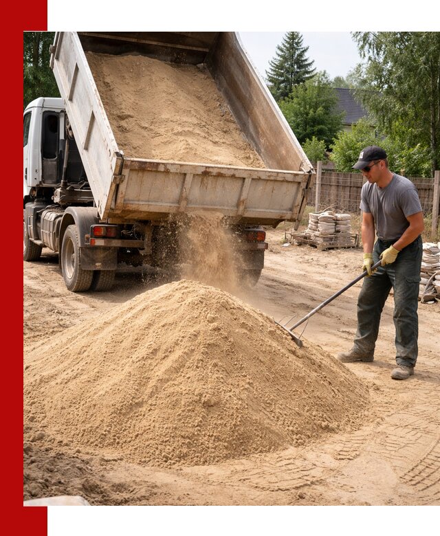 Доставка сухого песка самосвалами в Мелеузе