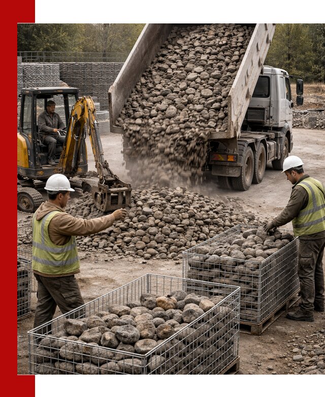 Камень для габионов фракция 100–201 в Мелеузе