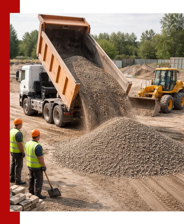 Доставка щебёночно-песчаной смеси ЩПС С7 в Мелеузе