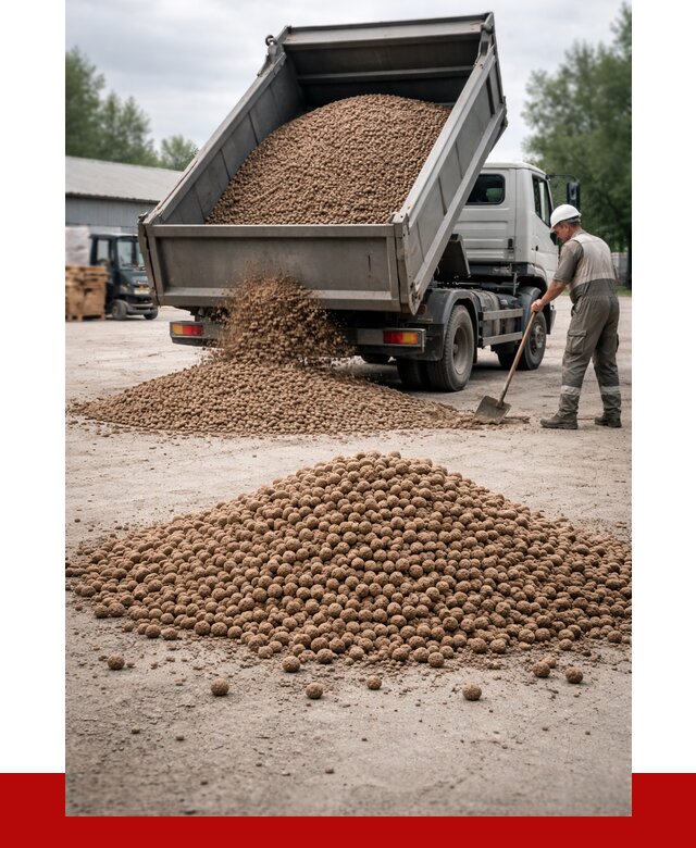 Керамзит с доставкой в Мелеузе от 4296 р. за м3 | ПРОНЕРУДМлз