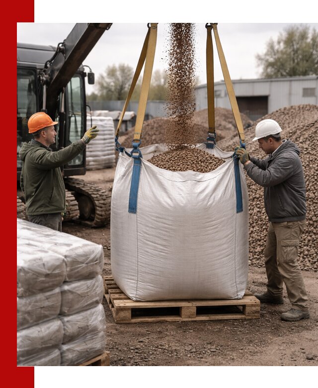 Керамзит в биг-бегах с доставкой в Мелеузе