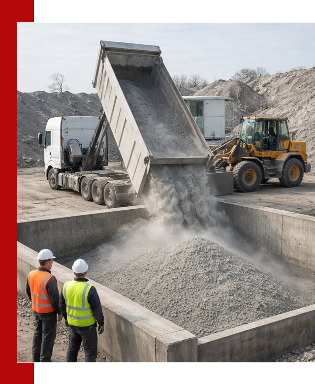 Доставка цемента навалом в Мелеузе крупными партиями