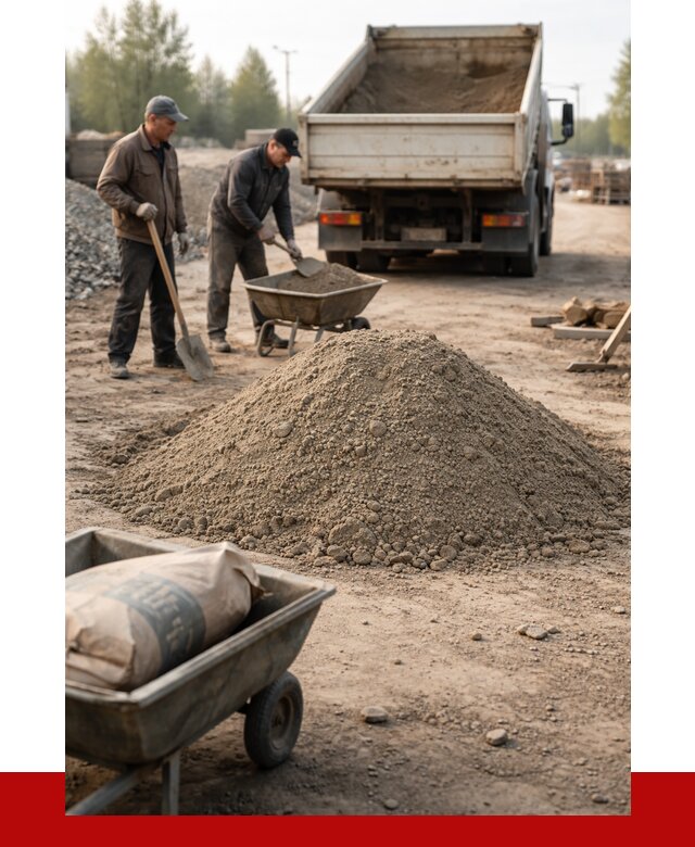 Цементно-песчаная смесь М150 в Мелеузе от 4808 р. | ПРОНЕРУДМлз