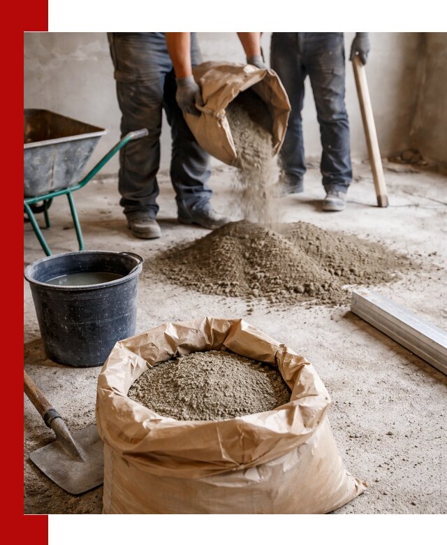 Доставка сухой смеси для стяжки в Мелеузе