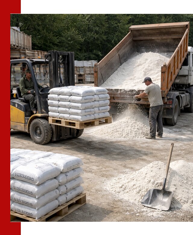 Доставка строительной извести оптом и в розницу в Мелеузе