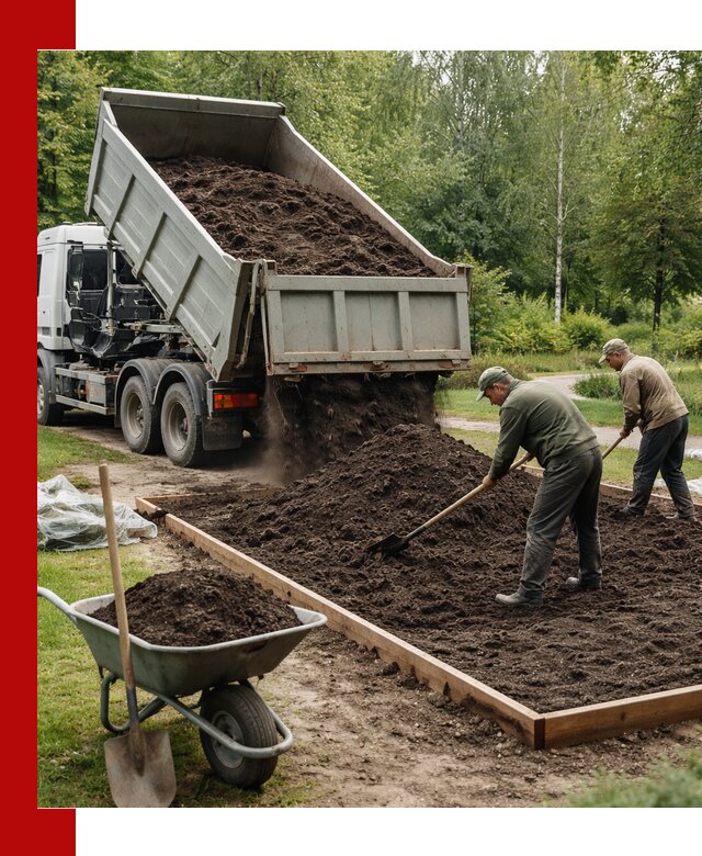 Доставка грунта для озеленения и благоустройства в Мелеузе