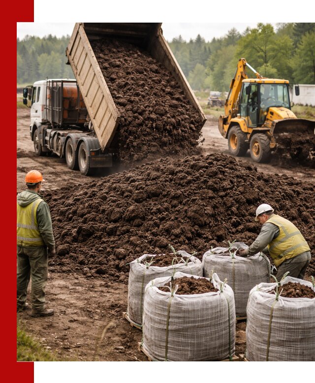 Доставка нейтрального торфа в Мелеузе оптом и в розницу