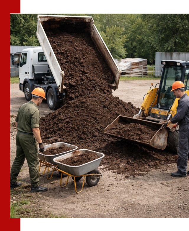 Доставка торфо-земляной смеси в Мелеузе для огорода и ландшафта