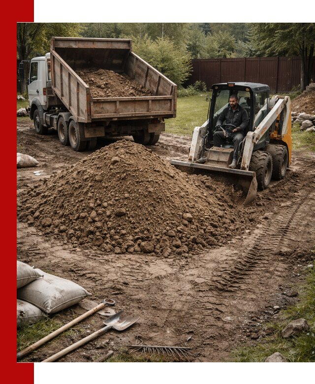 Суглинок для планировки участков в Мелеузе с доставкой и выгрузкой