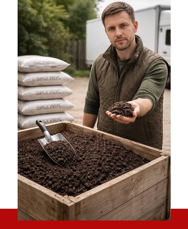 Купить биогумус в Мелеузе с доставкой от 8695 р. за куб | ПРОНЕРУДМлз