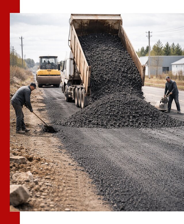 Асфальтовая крошка для дорог в Мелеузе — поставка и доставка