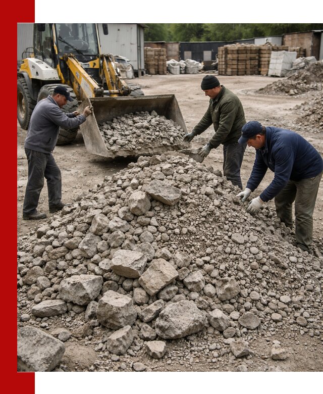 Демонтаж и вывоз бой бетона в Мелеузе