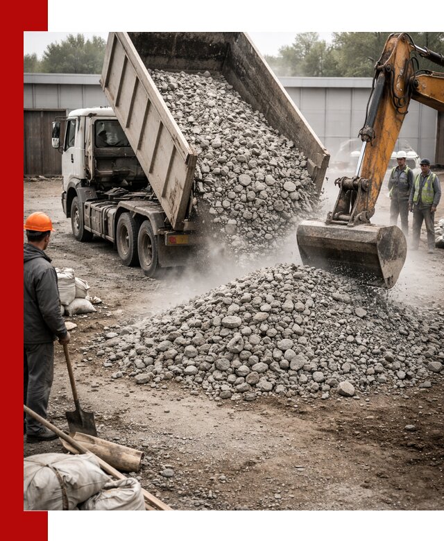Доставка дробленого бетона в Мелеузе оптом и в розницу