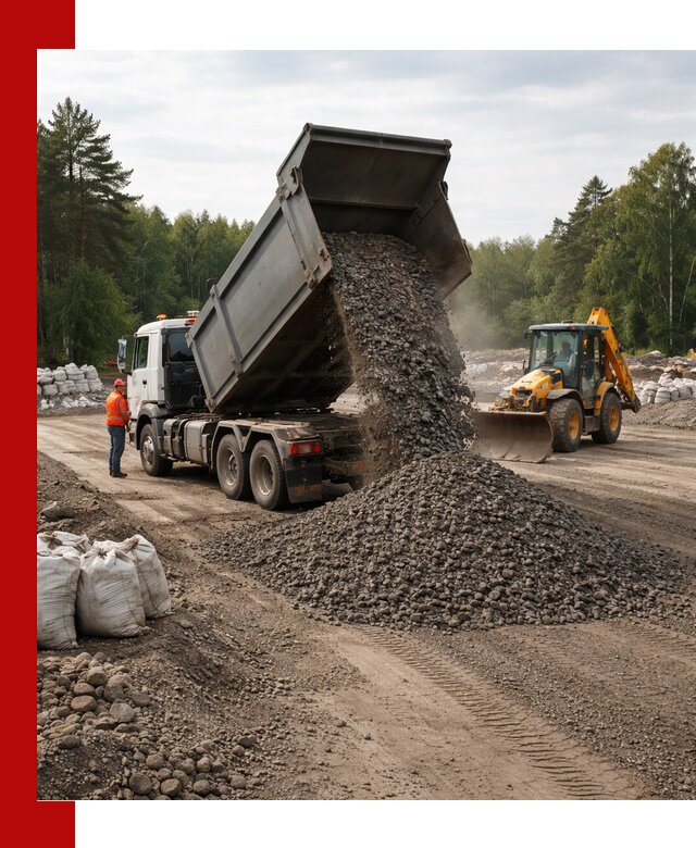 Доставка дробленого асфальта в Мелеузе для дорожных работ