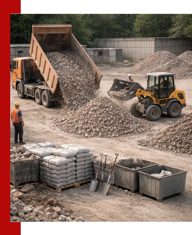 Вторичные материалы для отсыпки в Мелеузе — поставка и доставка