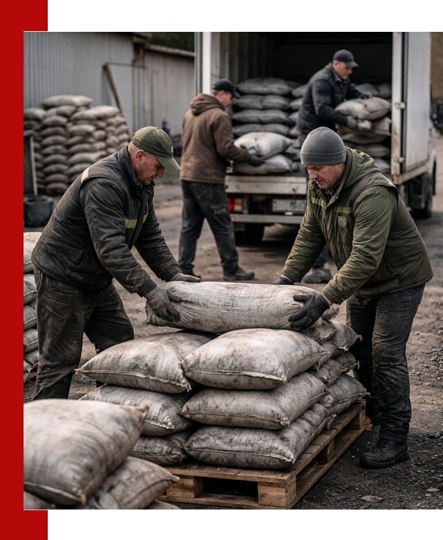 Доставка угля в мешках по выгодным ценам в Мелеузе