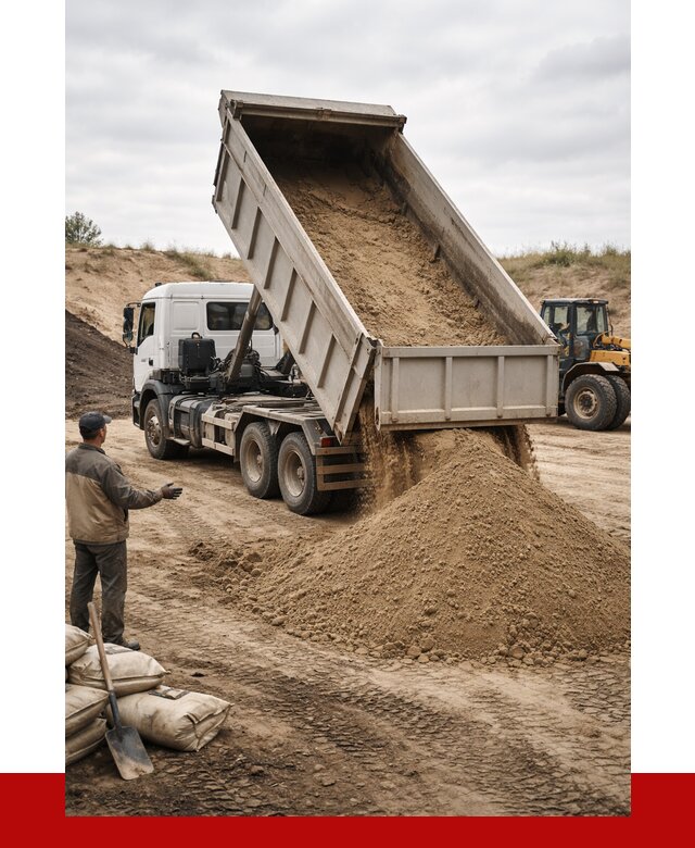 Доставка самосвалом 20 кубов в Мелеузе от 7672 р. | ПРОНЕРУДМлз