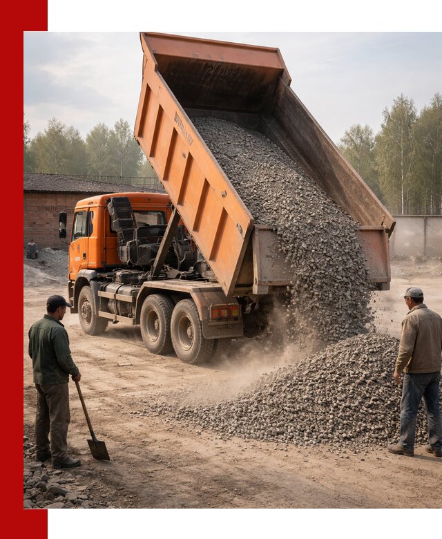 Доставка самосвалом 20 м3 в Мелеузе быстро и надежно