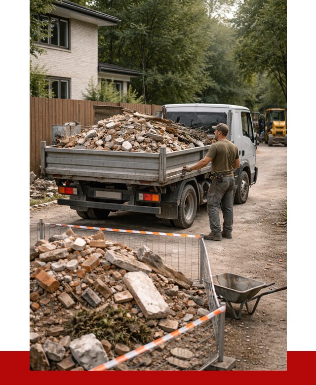 Вывоз строительного мусора с погрузкой в Мелеузе от 7672 р | ПРОНЕРУДМлз